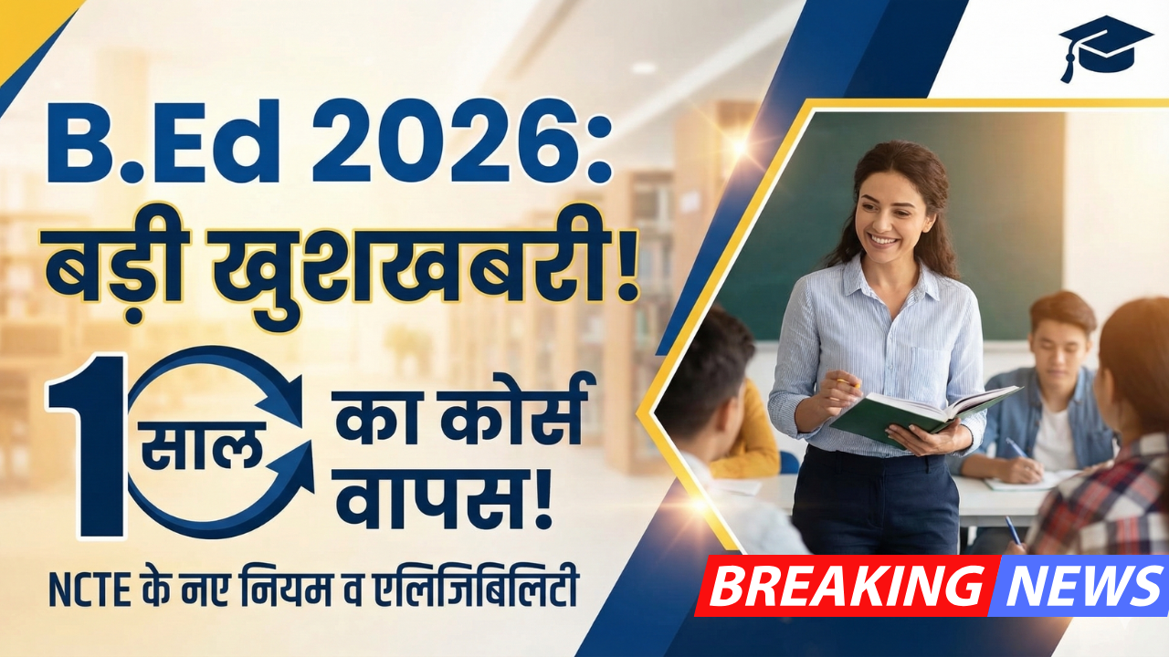 B.Ed Course 2026